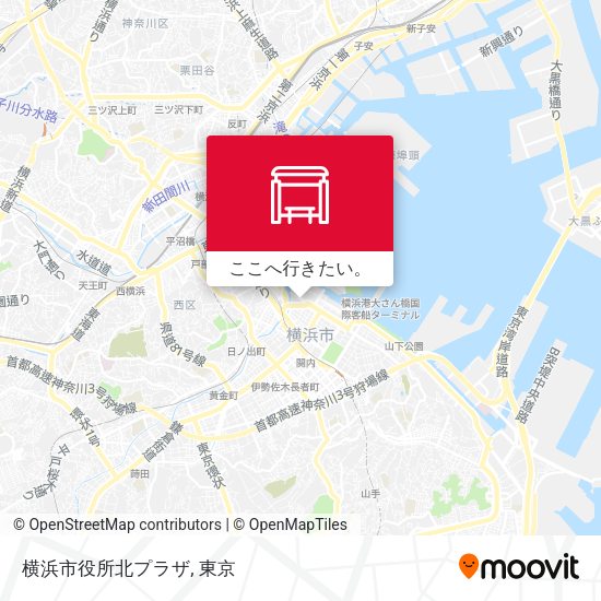 横浜市役所北プラザ地図
