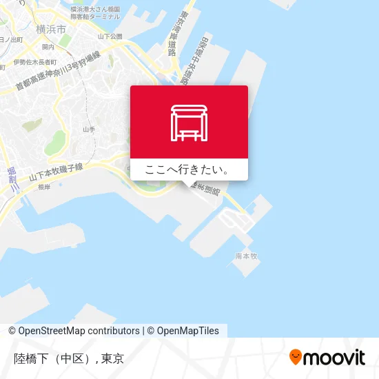 陸橋下（中区）地図
