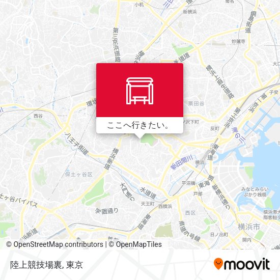 陸上競技場裏地図