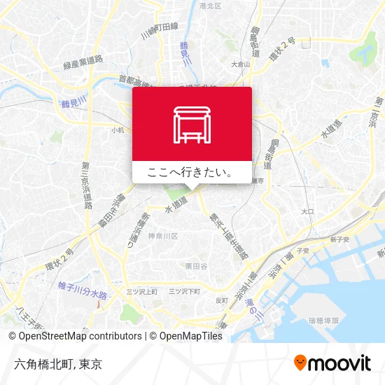 六角橋北町地図