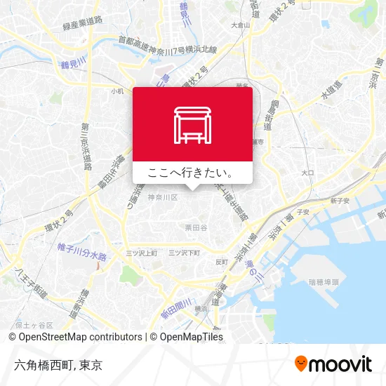 六角橋西町地図