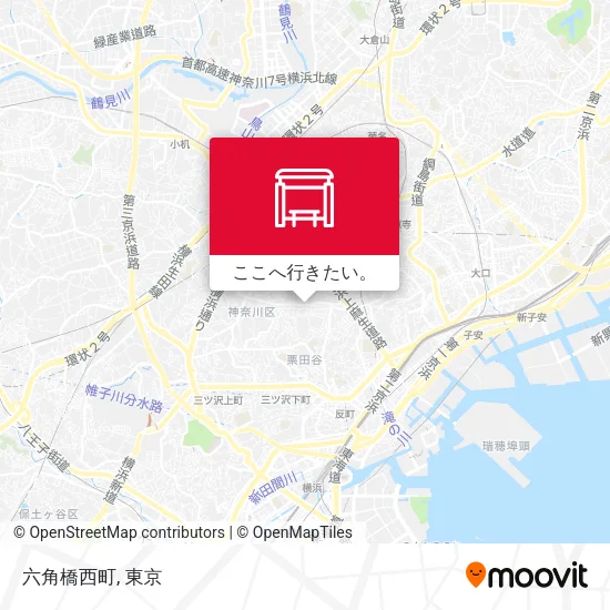 六角橋西町地図