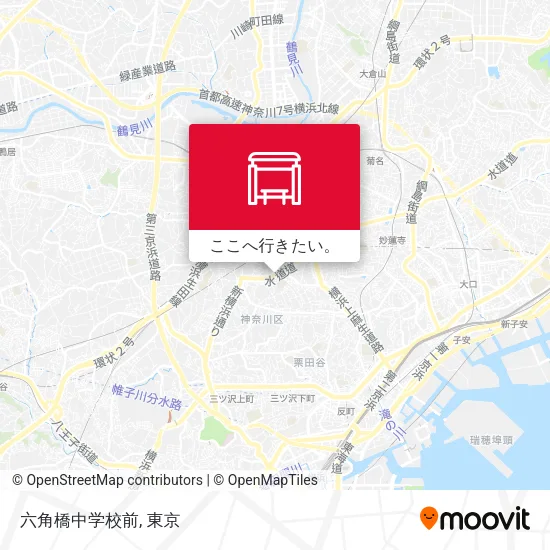 六角橋中学校前地図