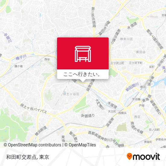 和田町交差点地図