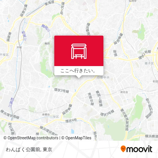わんぱく公園前地図