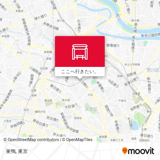 巣鴨地図