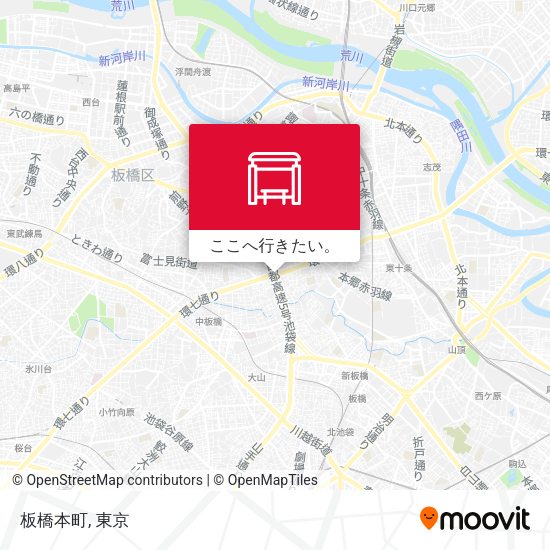板橋本町地図