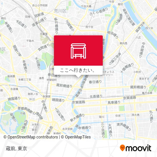 蔵前地図