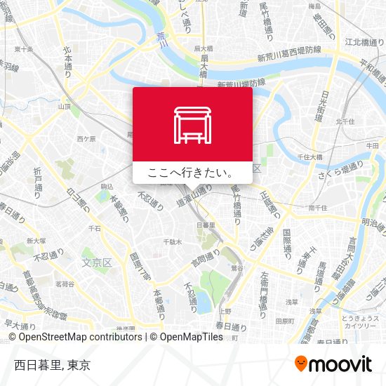 西日暮里地図