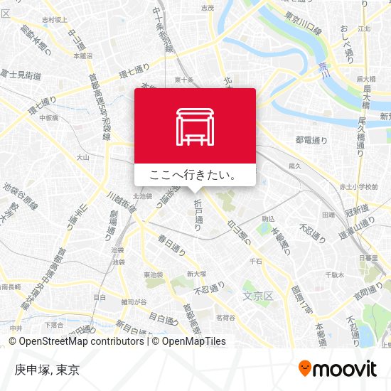 庚申塚地図