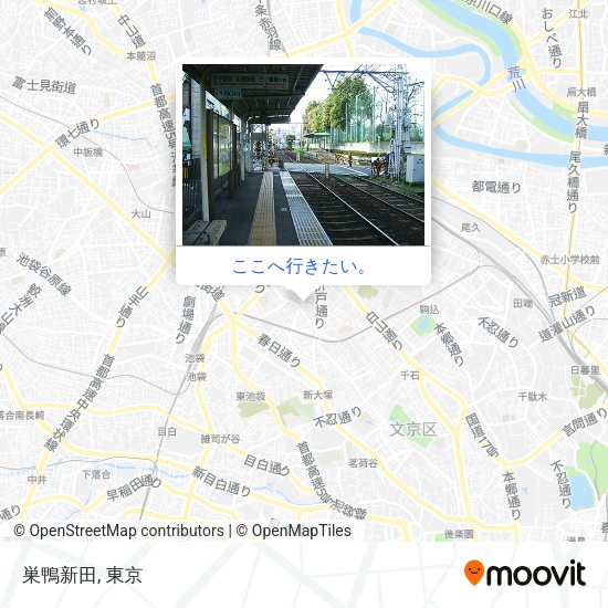 巣鴨新田地図