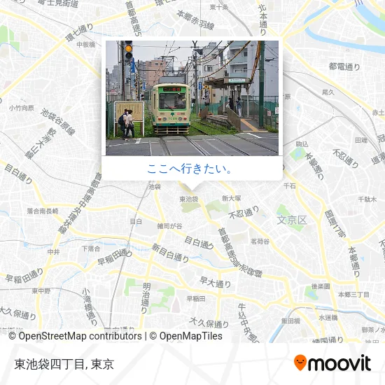 東池袋四丁目地図