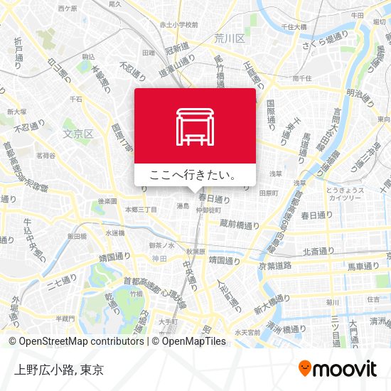 上野広小路地図