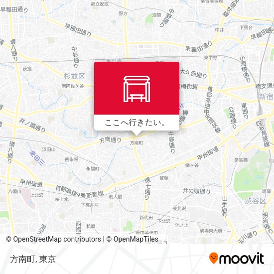 方南町地図