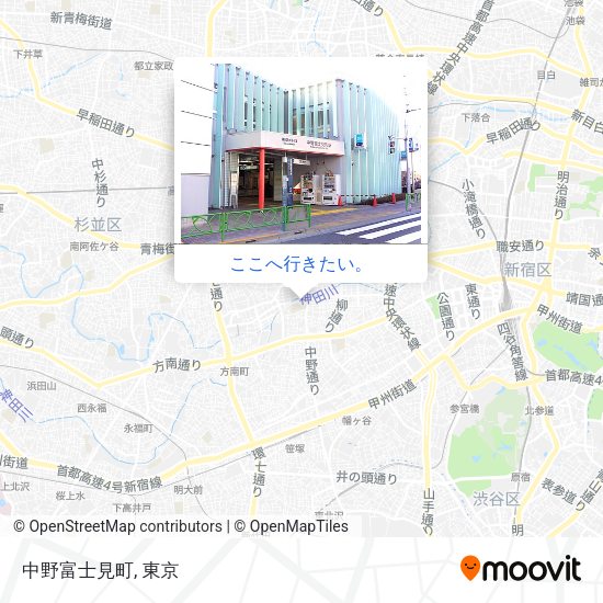 中野富士見町地図