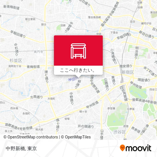 中野新橋地図