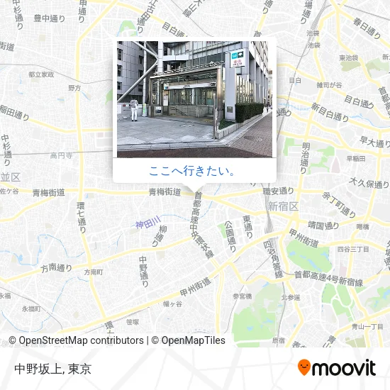 中野坂上地図