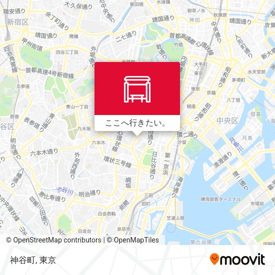 神谷町地図