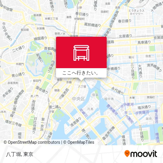 八丁堀地図