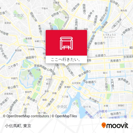 小伝馬町地図