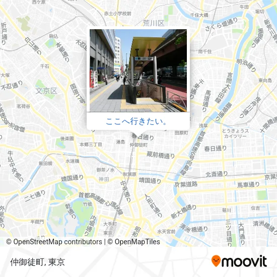 仲御徒町地図