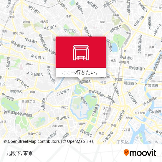九段下地図