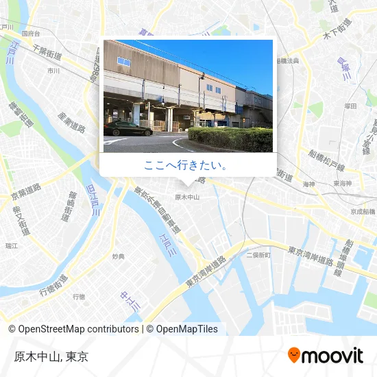 原木中山地図