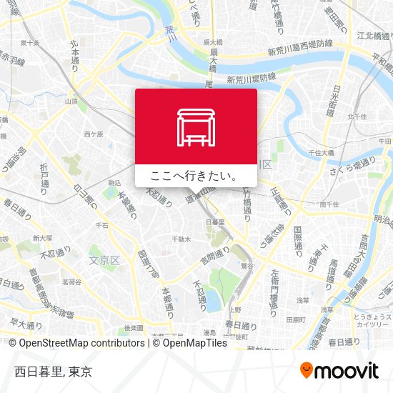 西日暮里地図
