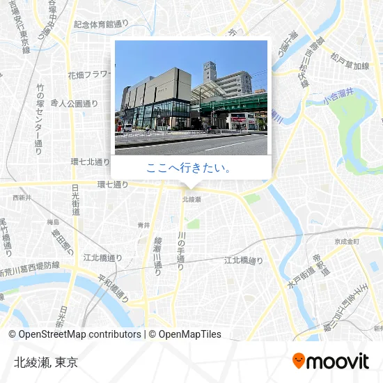 北綾瀬地図