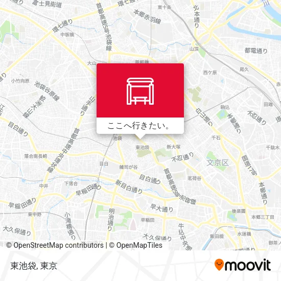 東池袋地図