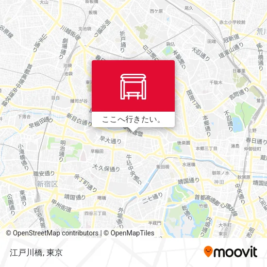 江戸川橋地図