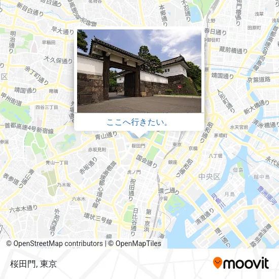 桜田門地図