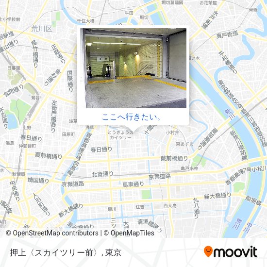 押上〈スカイツリー前〉地図