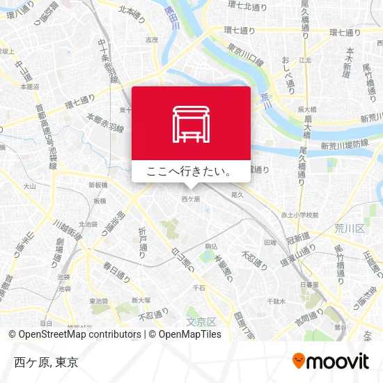 西ケ原地図