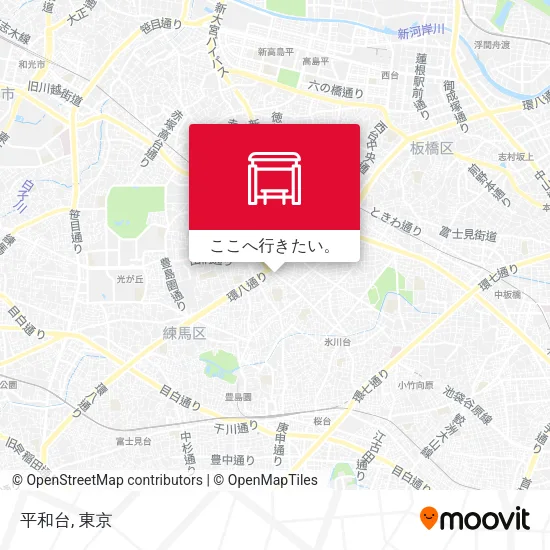 平和台地図