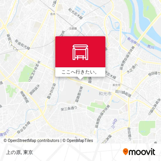 上の原地図