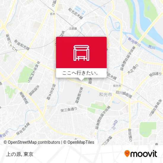 上の原地図