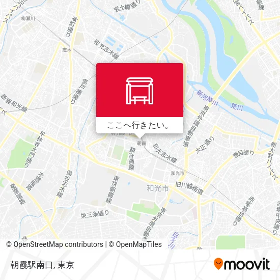 朝霞駅南口地図