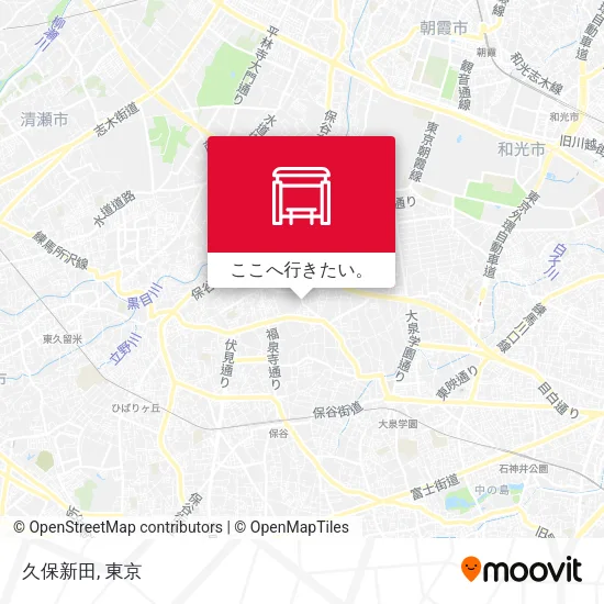 久保新田地図