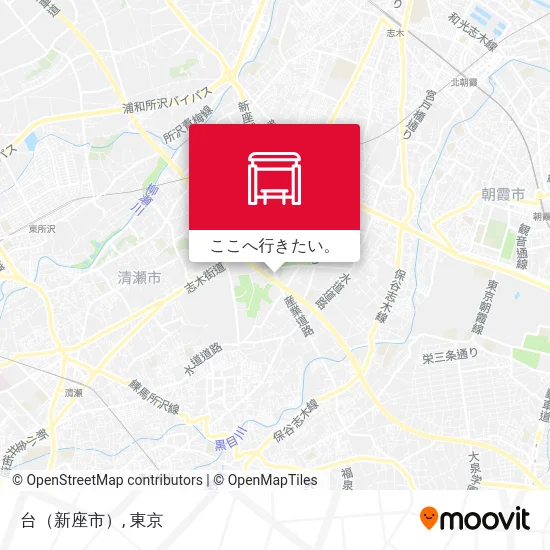 台（新座市）地図