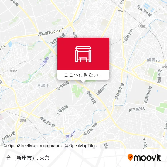 台（新座市）地図