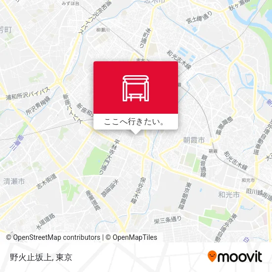 野火止坂上地図