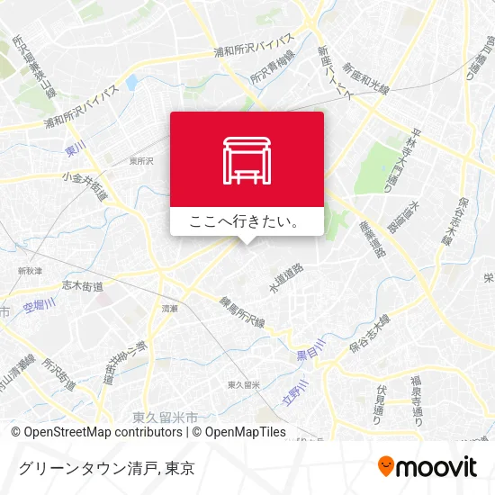 グリーンタウン清戸地図