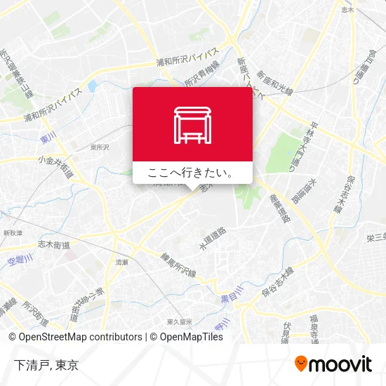 下清戸地図