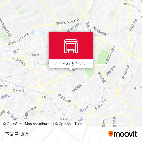 下清戸地図