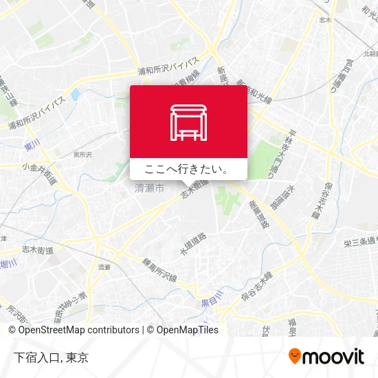 下宿入口地図