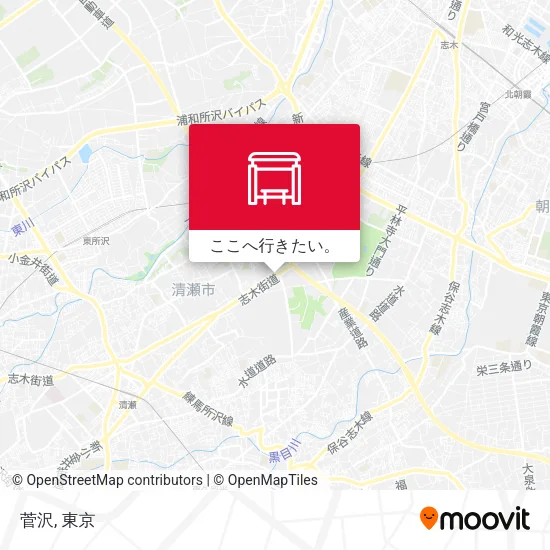 菅沢地図