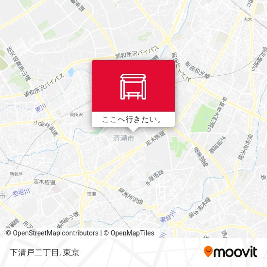 下清戸二丁目地図