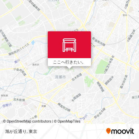 旭が丘通り地図