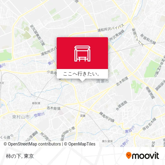 柿の下地図
